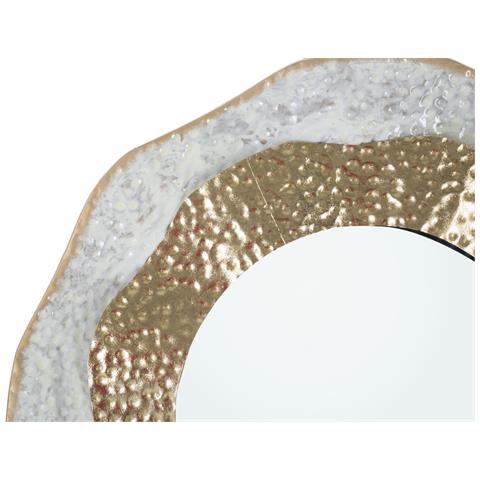 Specchio Con Cornice Mf503 - Oro - Metallo - 54,5x4,5x54,5 Cm - Foto 2