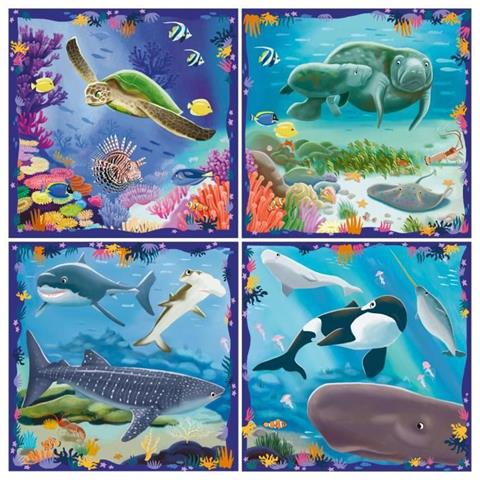 Puzzle Per Bambini, Up! Puzzle, Animali Marini, Età 5+, 12004004, - Foto 1
