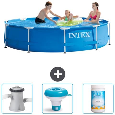 Piscina Fuori Terra - In Giro - 305x305x76 Cm - Blu - Include Accessori Coordinati Cb77 - Foto 1