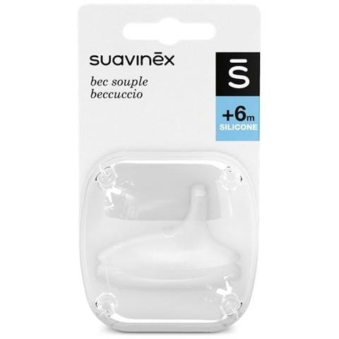 Suavinex Tettarella Silicone Biberon 1-2 Feeding New - Foto 1