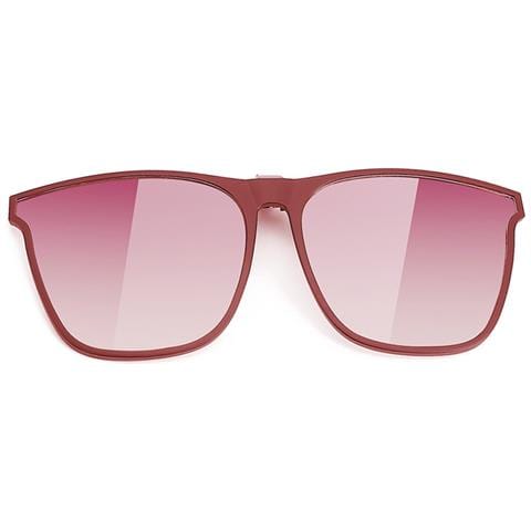 Occhiali Da Sole Clip-on - Per Montature Da Vista Pink+grey - Foto 1