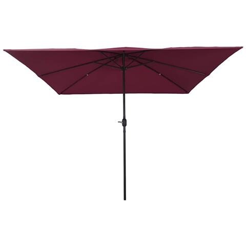 Parasol da Giardino Quadrato 295x245 cm Rosso Bordeaux - Foto 2