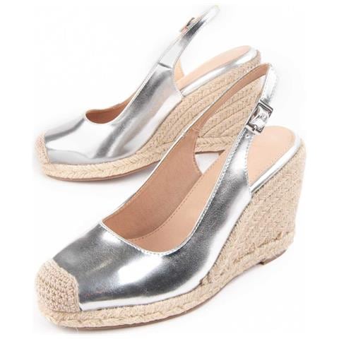 Montevita Wedge Sparto Balenci5 Argento . - Foto 1