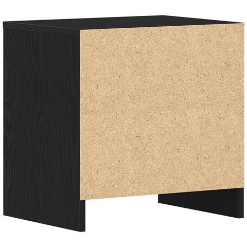 Cabinetto da letto  2 pezzi Nero Rovere 45x34x44,5 cm Legno ingegnerizzato - Foto 9