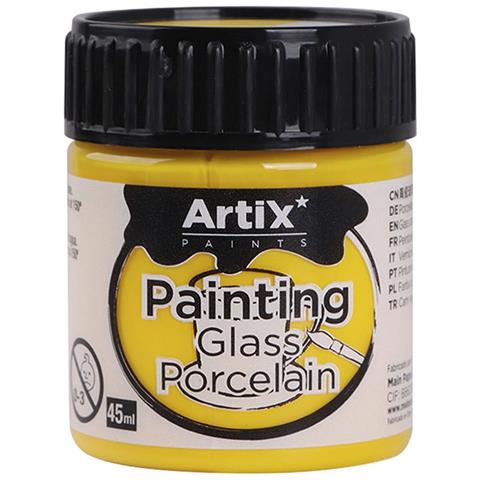 Pack 6 Uds. Pittura Ceramica E Vetro 45 Ml Colore Giallo - Foto 3