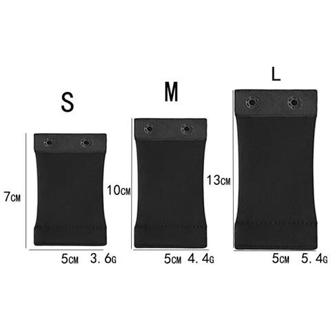 Estensore Per Body Modellante A 2 Ganci In Cotone - Prolunga Con Bottoni A Pressione Black - Foto 2
