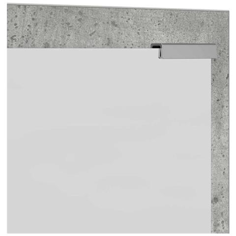 Appendiabiti a muro Grigio Cemento 100 x 10 x 100 cm - Foto 9