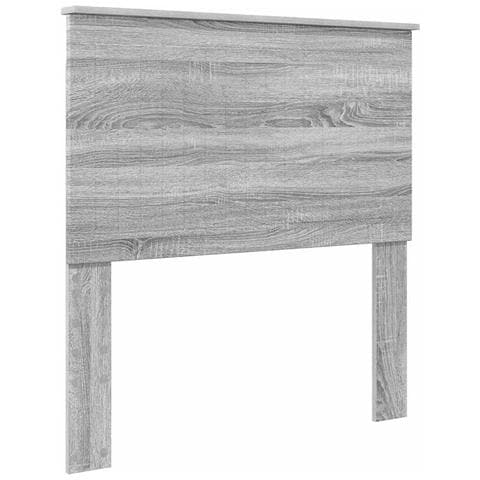 Testiera con testiera Grigio Sonoma 90 cm Legno multistrato - Foto 1