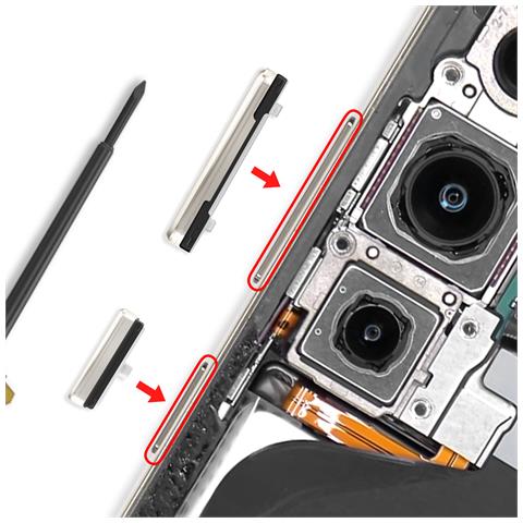 Pulsante Di Accensione E Pulsante Del Volume Di Ricambio Per Galaxy S23 / Galaxy S23 Plus - Foto 4