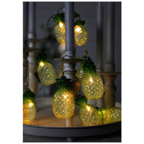 Luci a LED per interni a forma di ananas, gialle - Foto 5
