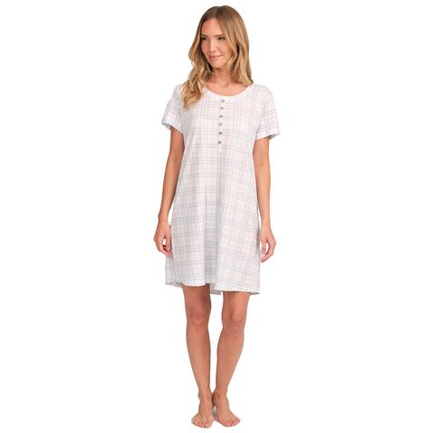 Jjbfh0710 Camicia Da Notte A Maniche Corte Da Donna - Foto 1