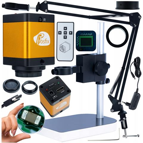 Set Di Accessori Per Microscopio Digitale Odm-180x E Odm-100x Con Camera Pegasus Pro Kmpp-hdmi-tf 12mp - Alta Qualità E Precisione - Foto 1