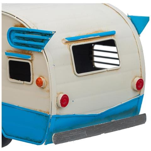 Caravan Metallo Blu 28x12.5x15h Cm - Foto 8