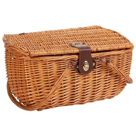 Cestino Pic-nic Marrone 40x28x22h - Foto 2