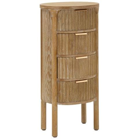 Cassettiera Goteborg In Legno Abete E Mdf Marrone 38x33,5x82 Cm - Foto 1
