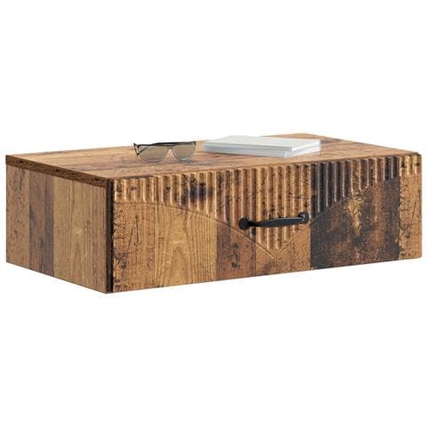 Tavolino da Parete Laterale Legno antico 59 x 34,5 x 17 cm - Foto 2