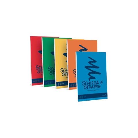 confezione da 5 pezzi - blocco schizzastrappa 150fg 50gr a6 105x148mm - Foto 1