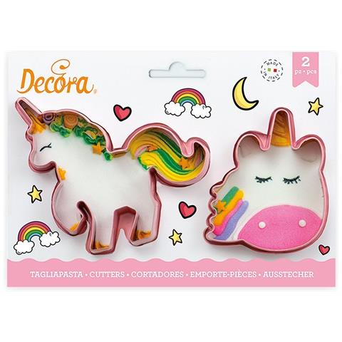 Set 2 Tagliapasta Magic Unicorns In Plastica - Foto 3
