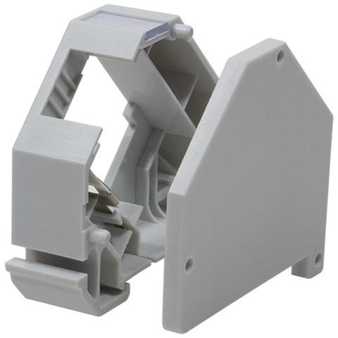 IWP-MD KEY-RAILEL - Adattatore per Guida DIN per Connettore RJ45 1 Porta in Plastica - Foto 2