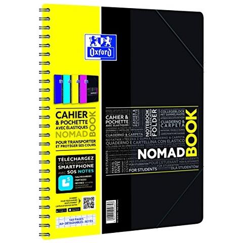' - set Di 5 quaderni Etudiant ""nomadbook 24 x 31 cm Rigatura 160 pagine 90 g Con Camicia Integrata - Foto 1