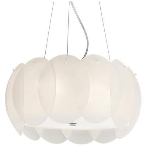 Lampada A Sospensione 5 X 60w E27 Bianco - Foto 1