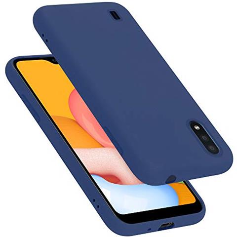 Custodia Compatibile Con Samsung Galaxy A01 In Liquid Blu - Coperchio Protettivo In Silicone Tpu Flessibile - Foto 1