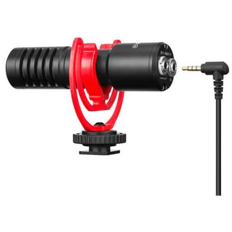 Microfono Shotgun BY-MM1+ a Condensatore Supercardioide Colore Nero / Rosso - Foto 1