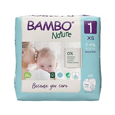 Premium Eco Pannolini New Born Taglia 1 (4-9lb 2-4kg) Confezione Da 22 - Foto 1