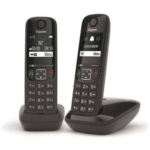 Telefono Fisso As690 Duo Nero - Foto 1