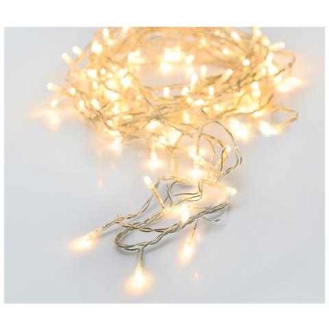 Glitter Garland - Spirito Natalizio - Luce Bianca Calda - 24 Lampadine Led - 2,3 M - 72082 - Foto 2