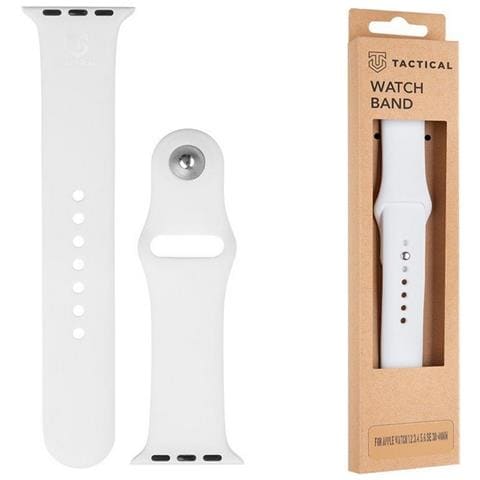 Cinturino 465 Originale Silicone Per Apple Watch 1-2-3-4-5-6-7-8-se 38 40 41mm White - Foto 1