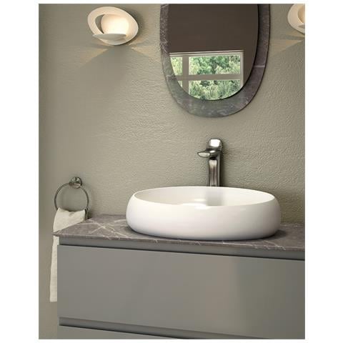 Lavabo Da Appoggio Rak Ceramics Cloud Bianco Opaco - Foto 5