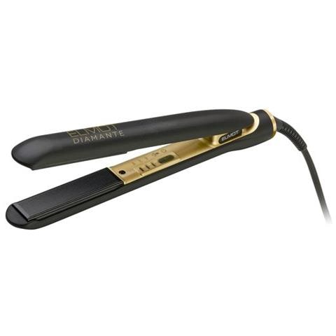 Piastra Capelli Elmot Ppiaelmdiam Luxury Hairline Diamante Nero E Oro - Foto 1