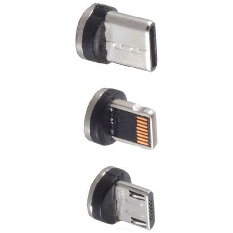 Bs14-19003 Connettore Cavo Usb Micro-b - Usb-c - 8 Pin Nero - Argento (bs14-19003) - Foto 2