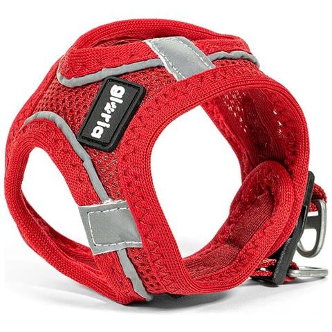 Imbracatura Per Cani Air Mesh Trek Star Regolabile Rosso Taglia Xxxs (18-20 Cm) - Foto 1