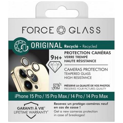 Salvadisplay Per Iphone 15 Pro / 15 Pro Max / 14 Pro / 14 Pro Max Resistente, Oro - Foto 5