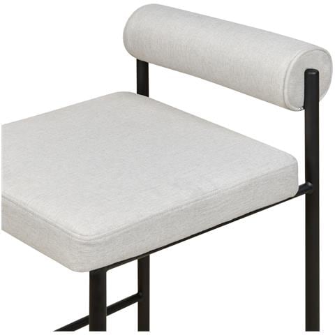 Set Di 2 Sedie Alte Amaya Grigio Chiaro - Foto 2