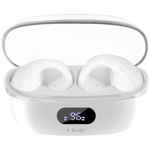 Auricolari Senza Fili Bluetooth A Conduzione Ossea Design Clip On, Bianco - Foto 2