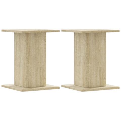Supporti Altoparlanti 2 Pz Rovere 30x30x40 Cm In Multistrato - Foto 2