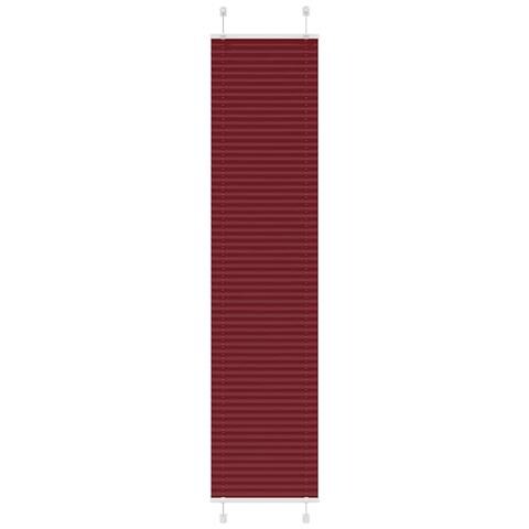Tenda Plissettata Rosso Bordeaux 45x200 Cm Larghezza Tessuto - Foto 1