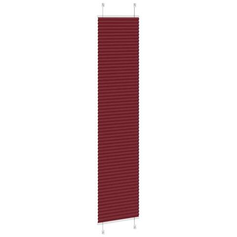 Tenda Plissettata Rosso Bordeaux 45x200 Cm Larghezza Tessuto - Foto 10