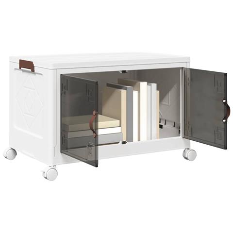 Scatola Portaoggetti Impilabile Con Ruote 75 L 64x40x41 Cm - Foto 1