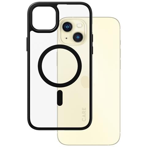 CARE Flagship Case Transparent Urban Combat w. Black MagSafe iPhone 15 Plus - Foto 1
