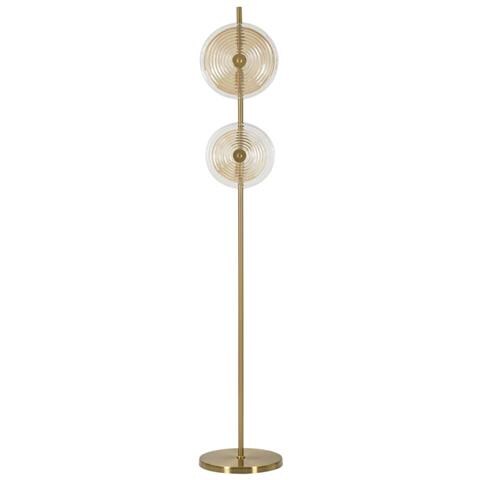 Lampada Da Terra Mf215 - Oro - Metallo - 30x30x170 Cm - Foto 1