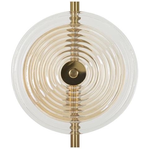 Lampada Da Terra Mf215 - Oro - Metallo - 30x30x170 Cm - Foto 2
