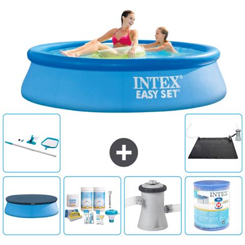 Piscina Fuori Terra - In Giro - 244x61 Cm - Blu - Include Accessori Coordinati A395 - Foto 1