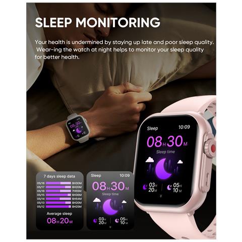 Smartwatch G20: Il Tuo Compagno Di Salute E Fitness Pink - Foto 2
