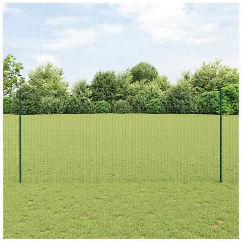 Recinto Euro con 5 Pali a U Verde 1.4x10 m Acciaio - Foto 2