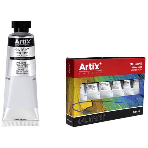 Pack 6 Uds. Pittura A Olio Expert 50 Ml Bianco Titanio - Foto 1