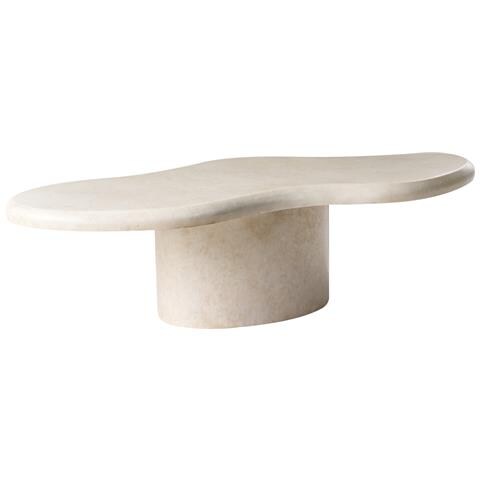 Tavolino Da Caffè Conza 57 Cm 120 Cm Beige - Foto 2
